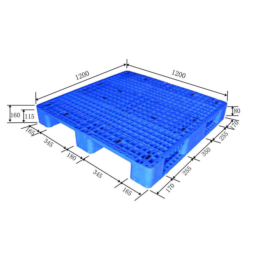 Industrial Customized Heavy-Duty Plastic Pallet 1200*1200*160mm Durable 1200mm Size for Export