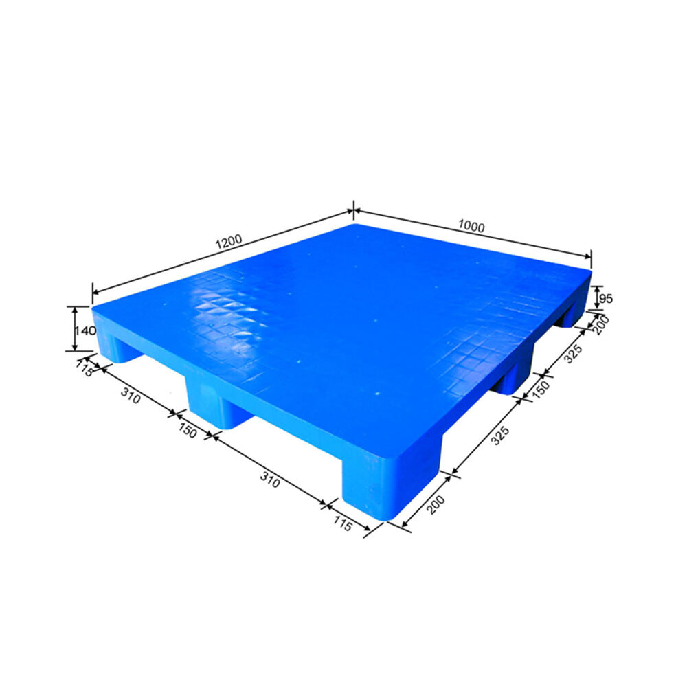 1200x1000x140mm flat top 9 feet plastic pallet