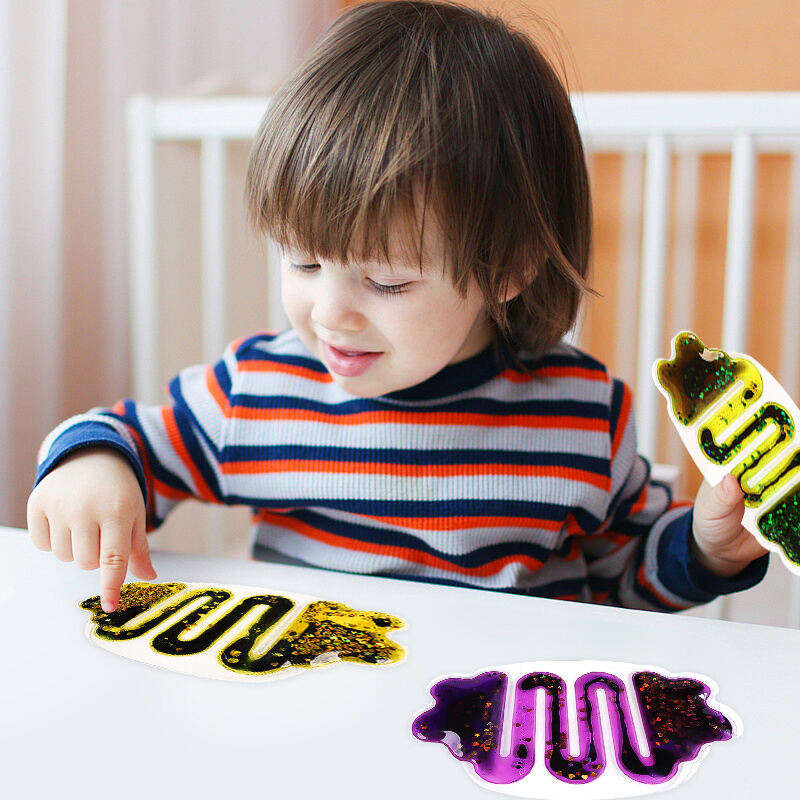 Novelty Fidget Stress Relief Autism Sensory Toys Under 2 Dollars Autistic Children Squishy Tubes Toy for Kids