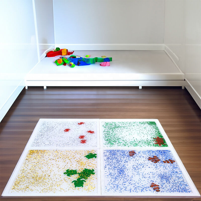 Set Di 12 Tappetini Sensoriali A Forma Di Cuore Per Bambini - Texture Diverse, Attività Tattili E Antistress