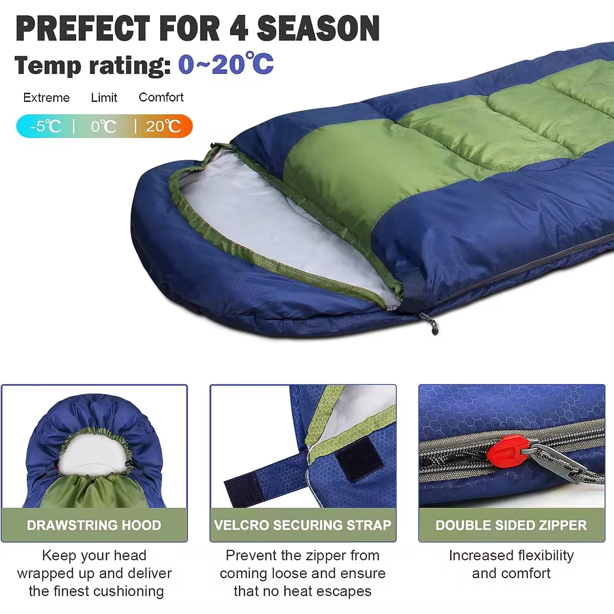 Camping Sleeping Bag details