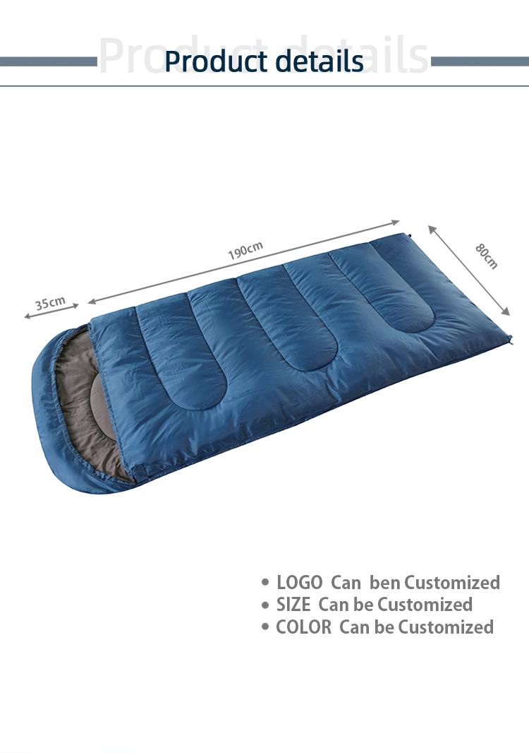 Rectangle Sleeping Bag with Hood factory