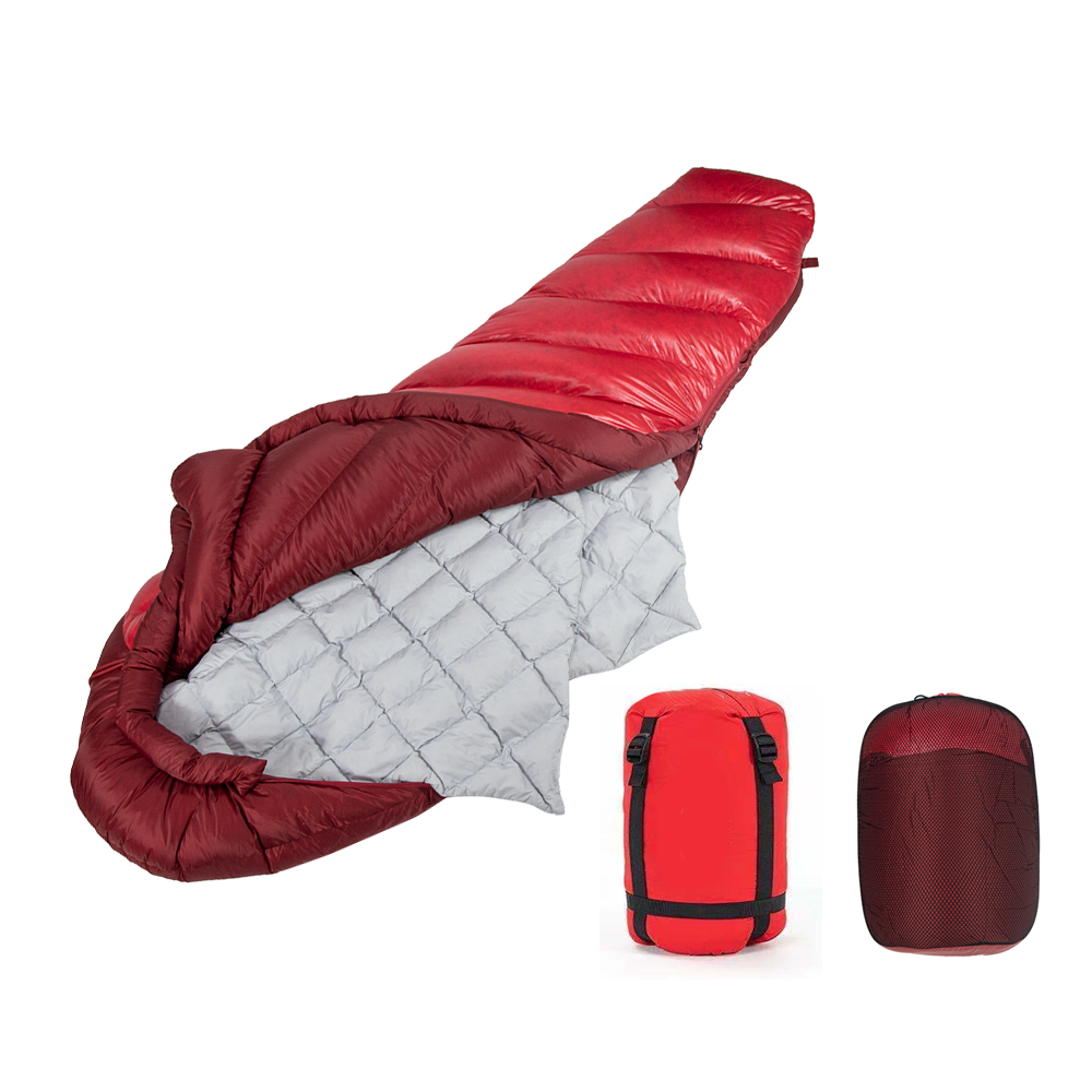 Goose down sleeping bag