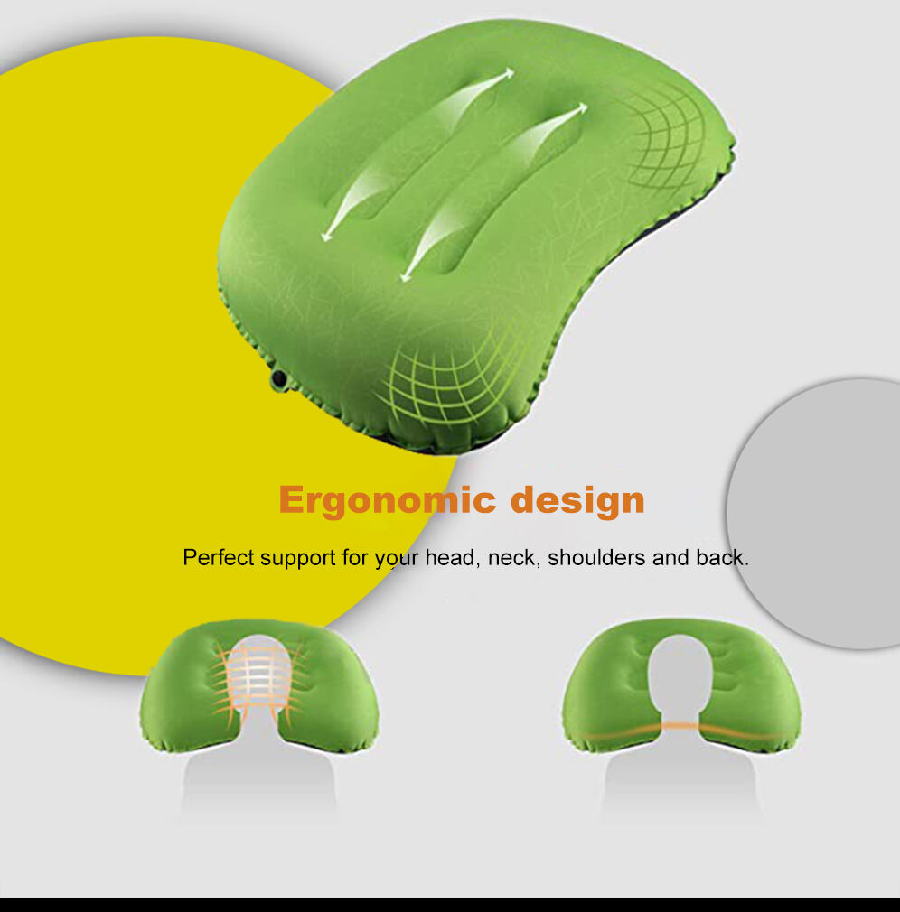 Embossed Drop-plastic Strap Crescent-shaped Pillow factory