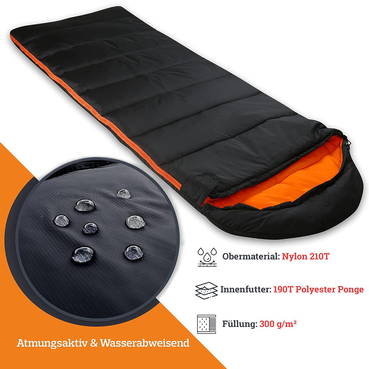 Travel and Camping Sleeping Bag details