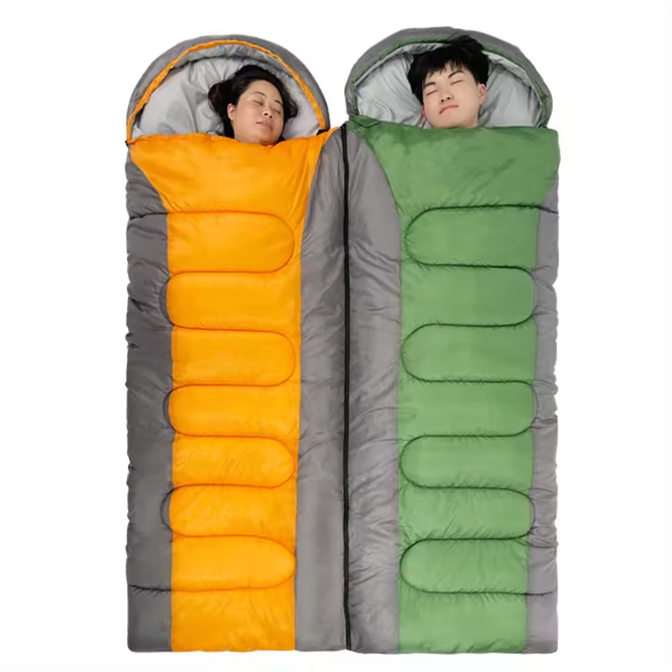 Customizable Adult Waterproof 3 Season Outdoor 2 Person Double Sleeping Bag For Camping