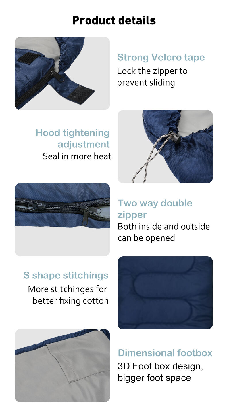 Camping Sleeping Bag Blue factory