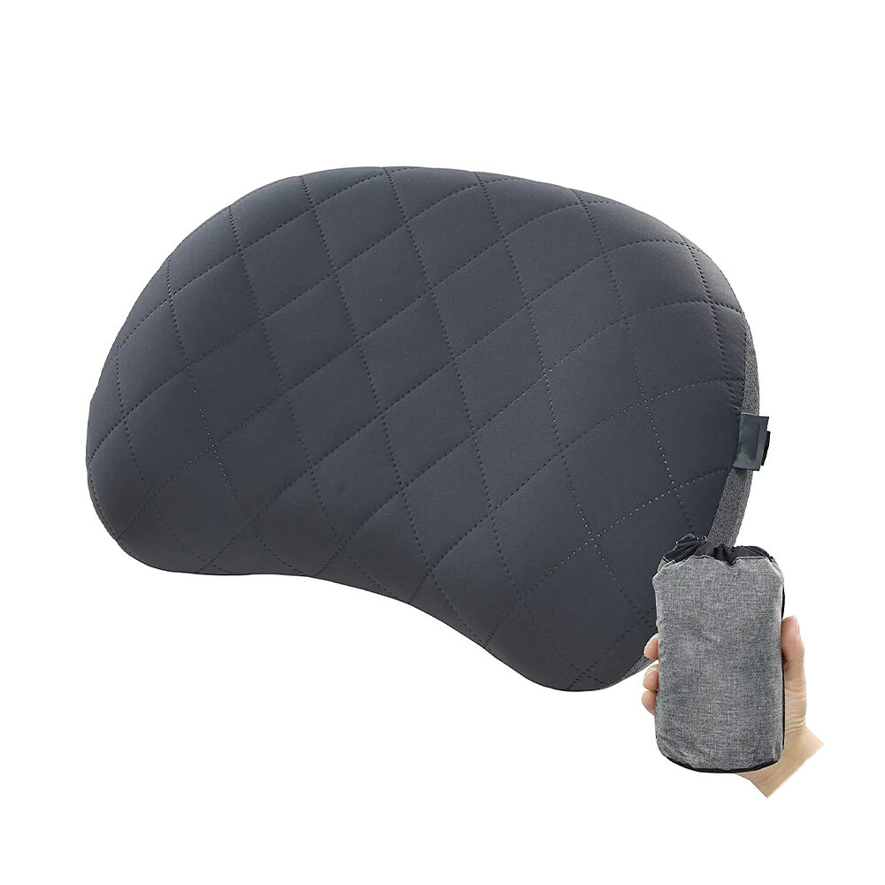 Detachable Fabric Cover Travel Pillow (Flat Crescent Pillow)