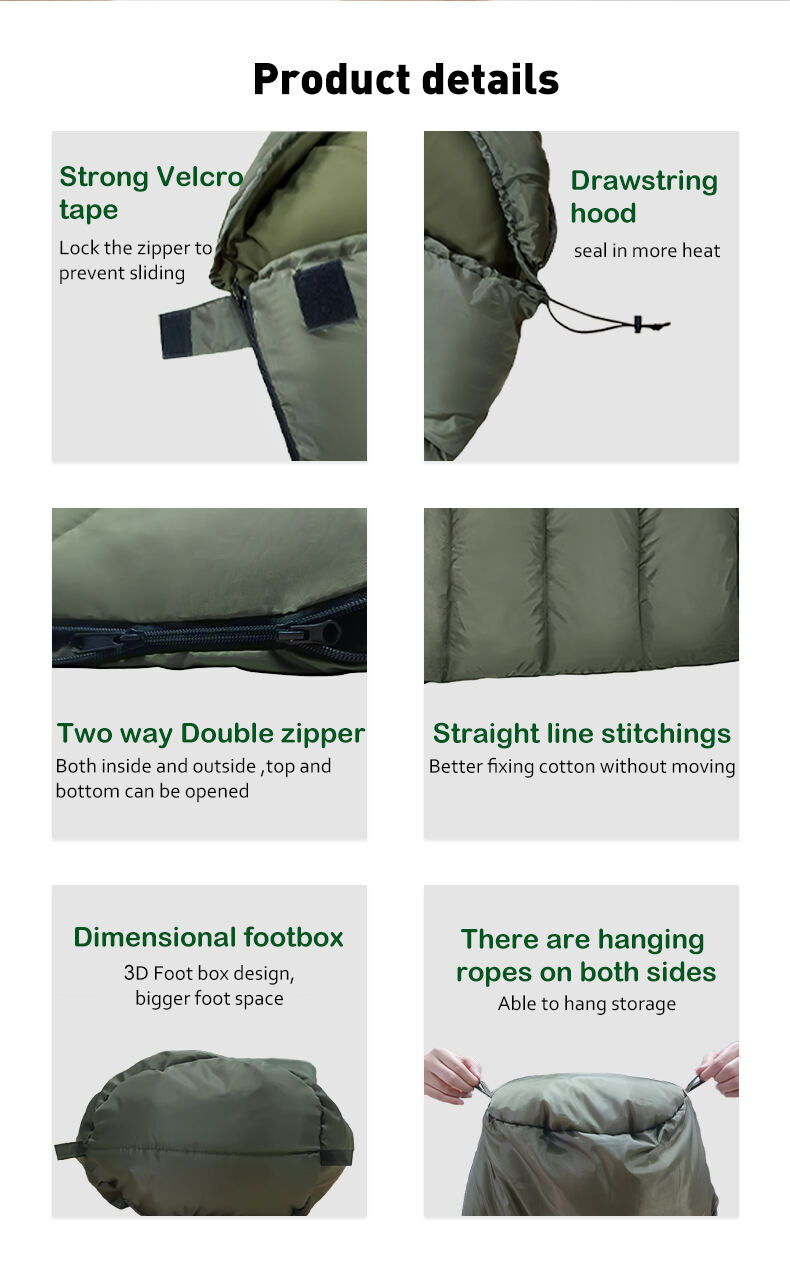 Four Seasons Mummy Sleeping Bag manufacture