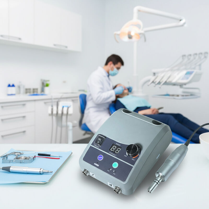 Püsivmagnetmotoriga hammaslabori mikromootor