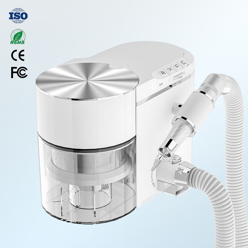 275 valge 2-in-1 küüntepuurija puhastaja vaakumiga