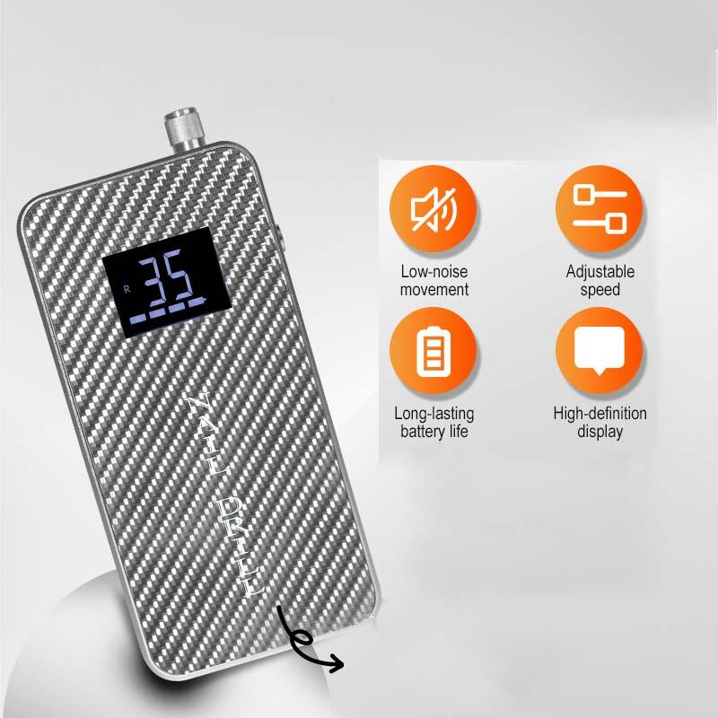 Kaasaegne maniküür: uusim tugev püsivmagnetmotoriga küünaraua puurmasin