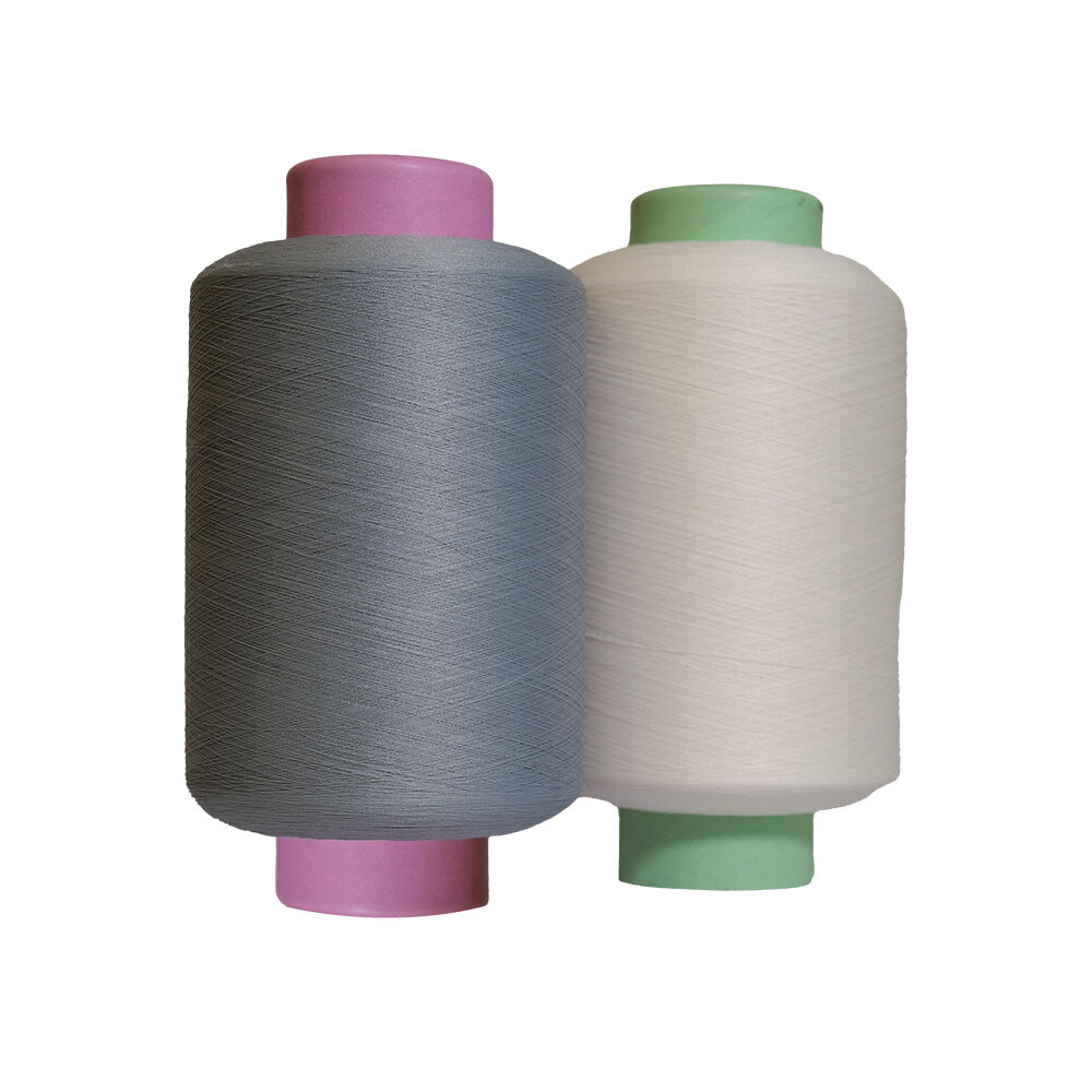 High Quality Elastic Tenacious Blended Covered Yarn Knitting Nylon Spandex Covering Yarn for Woven Tape