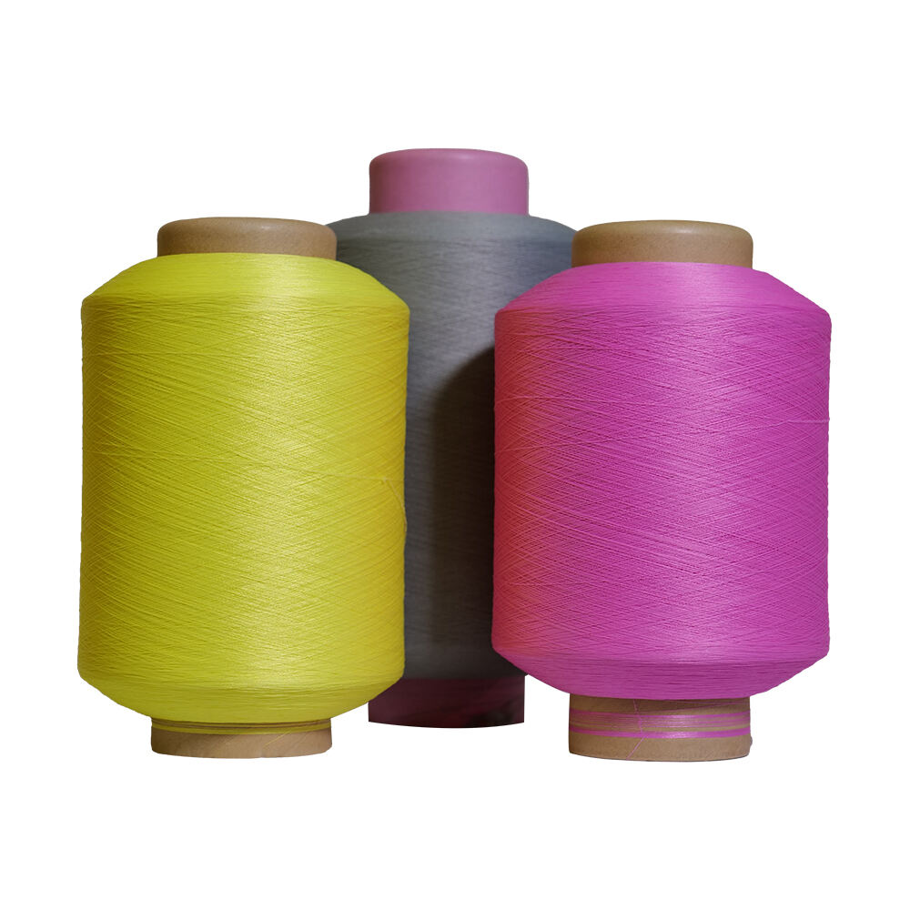 Nylon Spandex Blended Yarn High Elastic Dyed Colors Covering Yarn