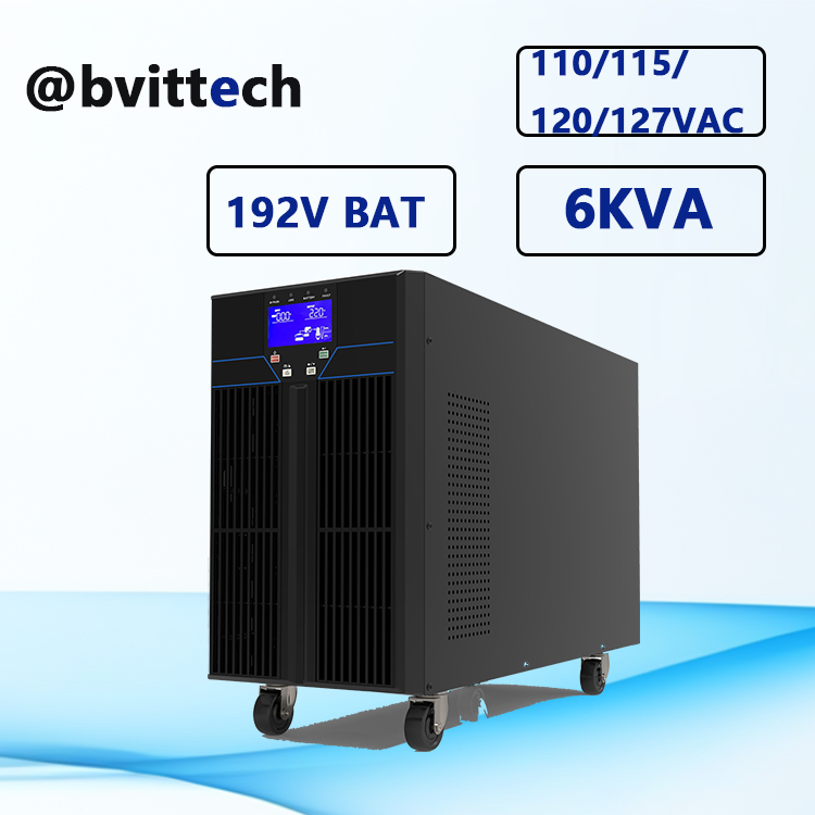 Sinewave UPS System, 6000VA/5400W, Tower type, Support OEM 