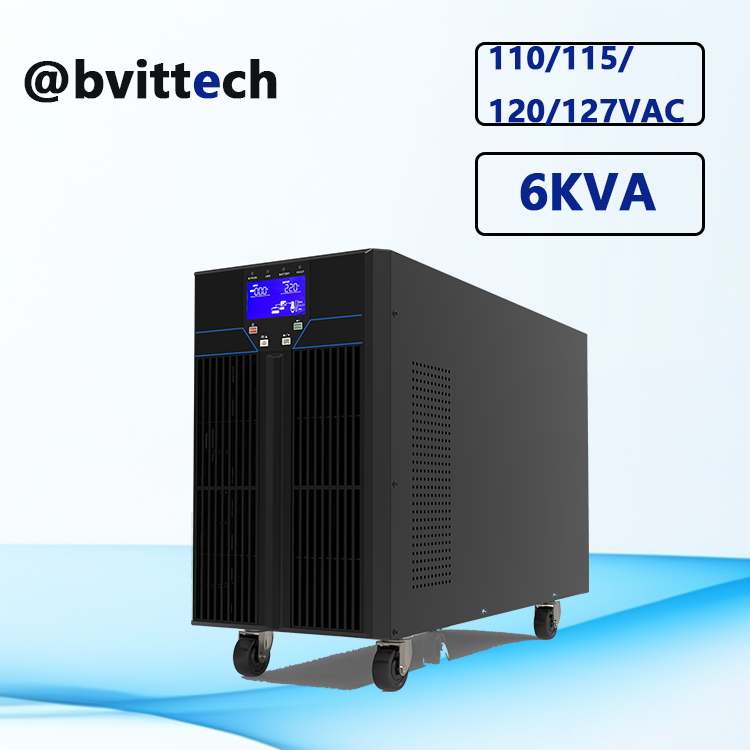 Sinewave UPS System, 6000VA/5400W, Tower type, Support OEM External Battery