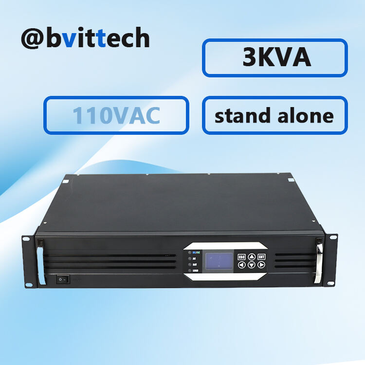 48VDC 3KVA 2400W RACK MOUNT INVERTER WITH REMOTE FUNCTION