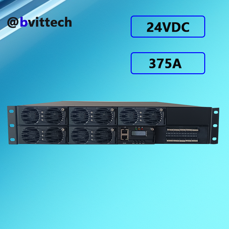 PLY5E Ⅱ 24VDC 375A SWITCH POWER SUPPLY 2U Rugged Backup Power System