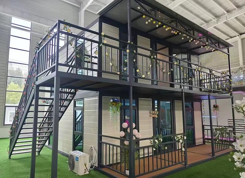 Modern Design Steel Structure Prefab Apartments Made in China with Sandwich Panel for Warehouse & Apartment Shed Structures details