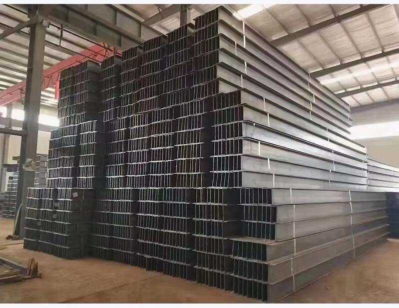 Modern Design ASTM A252 Welded Steel Pipe 6M 12M round Section Metal Tubes for Structural Warehouse Use H beam  I beam C beam details