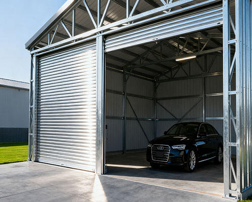 Hangar et garage en acier