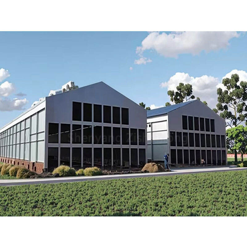 Entrepôt en structure d'acier moderne à la vente, entrepôt préfabriqué Q355b, bâtiments structuraux en acier de grande portée, bâtiment métallique