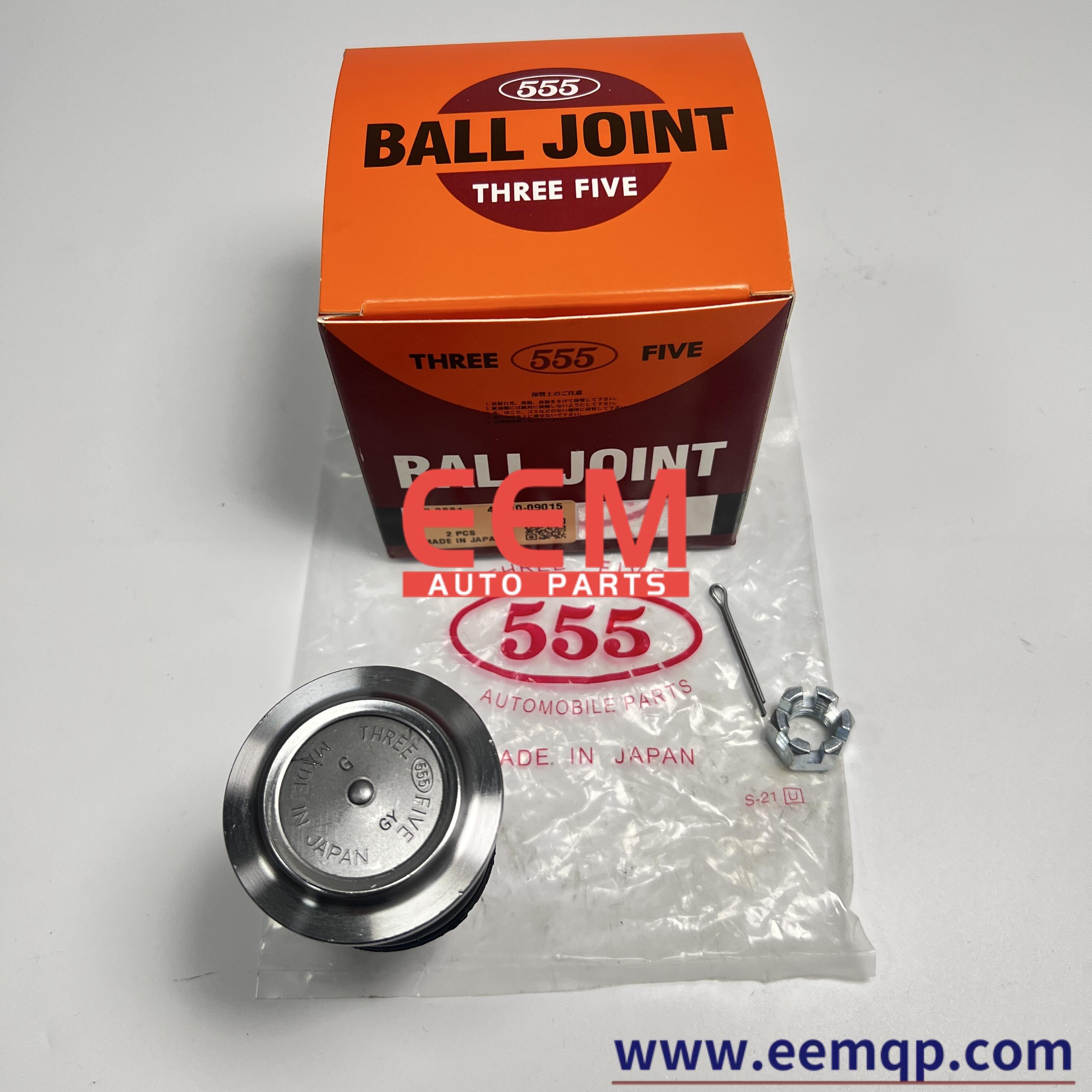 555 BRAND SB-3881 43310-09015 UPPER BALL JOINT SET FRONT