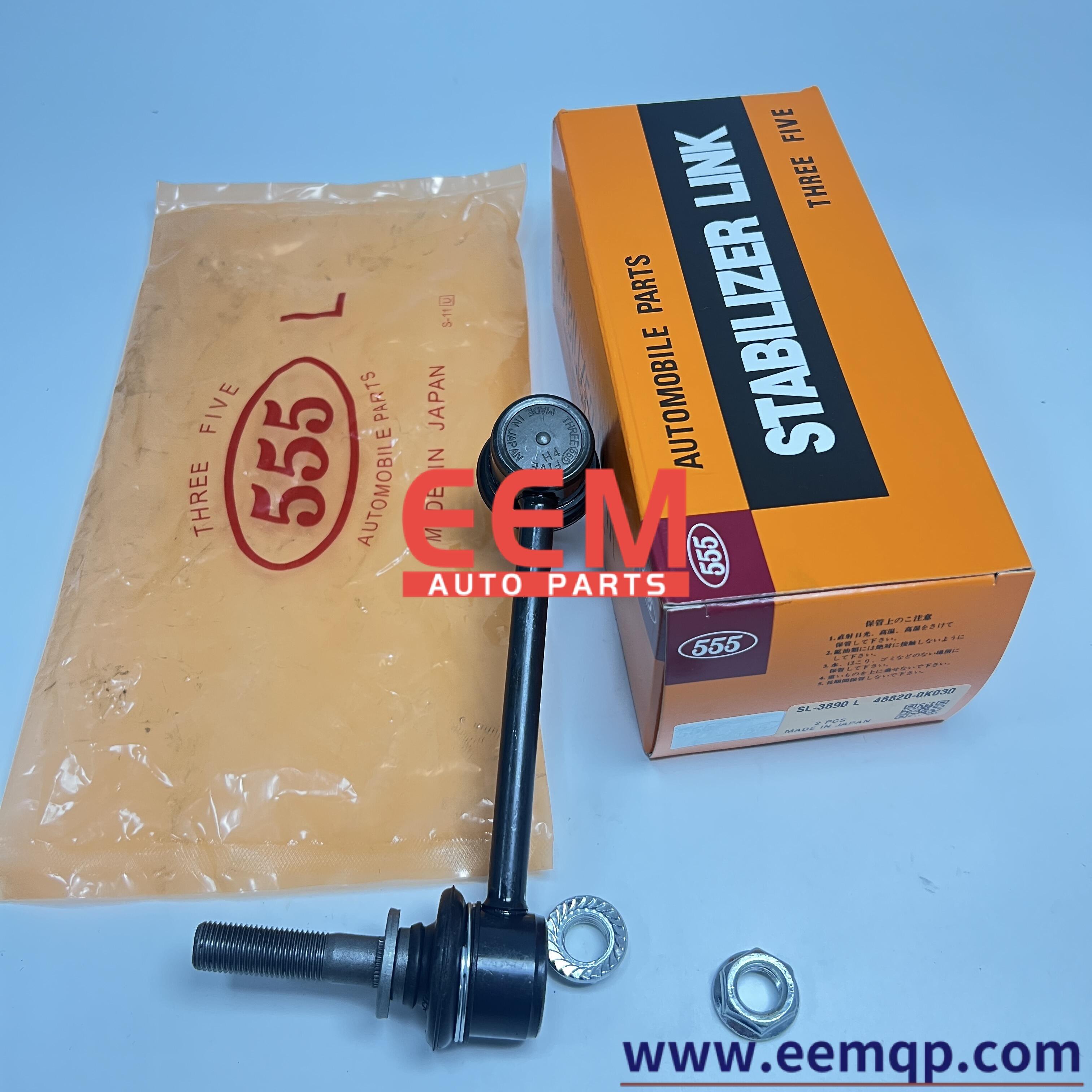 555 SL-3890L 48820-0K030 LINK ASSY, FRONT STABILIZER, RH