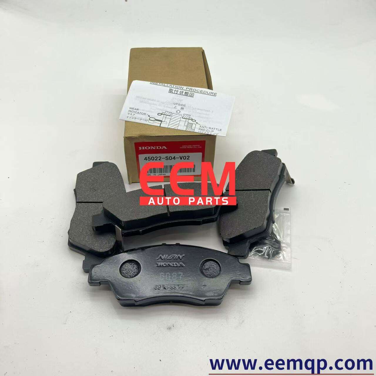 HONDA 45022-S04-V02 FRONT BRAKE PAD HIGH QUALITY