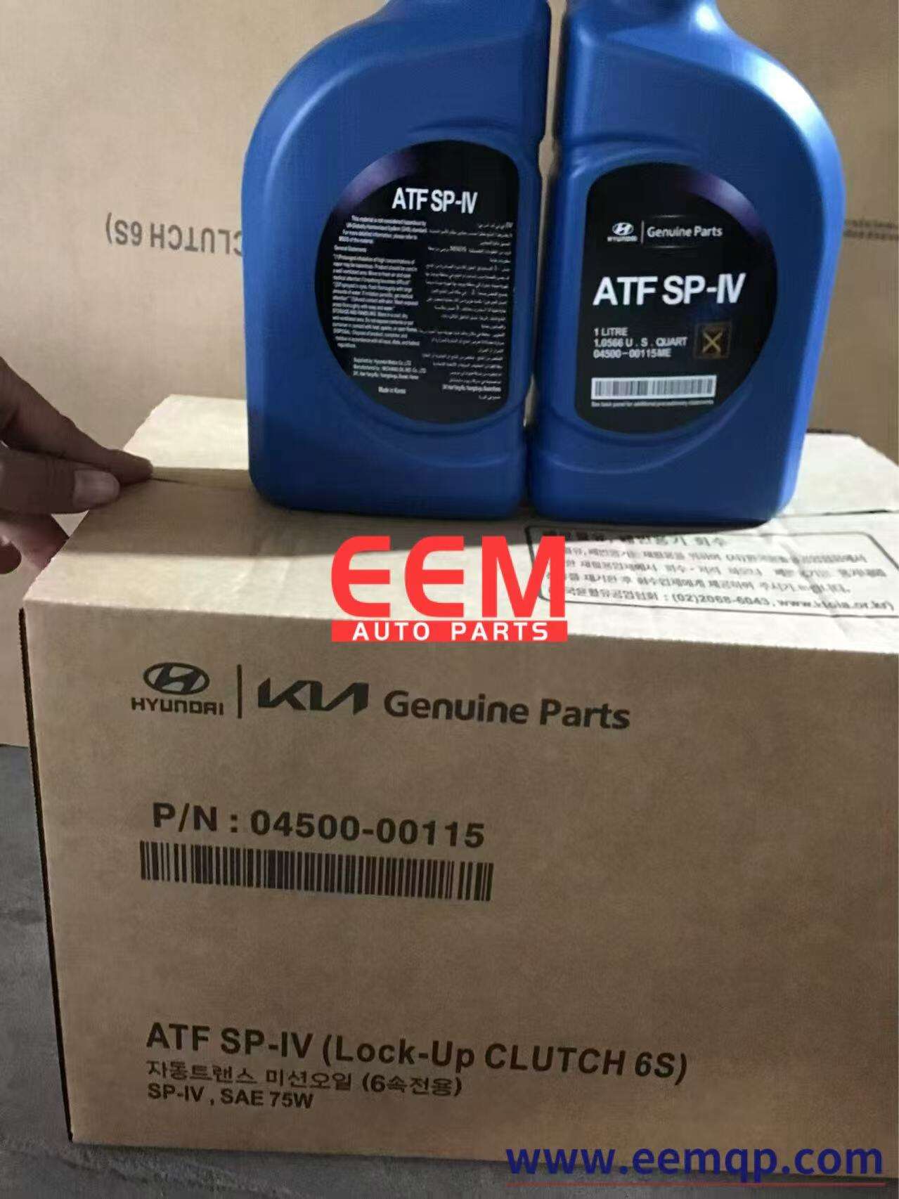 HYUNDAI/KIA 04500-00115 TRANSMISSION FLUID ATF SP-IV