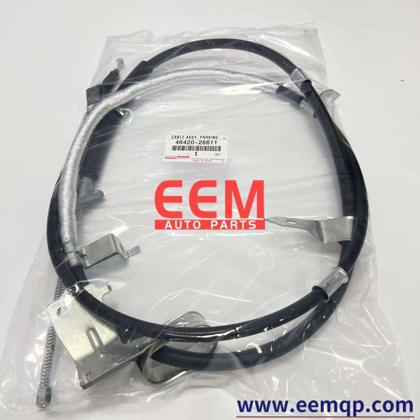 TOYOTA 46420-26611 CABLE ASSY, PARKING BRAKE, NO. 2
