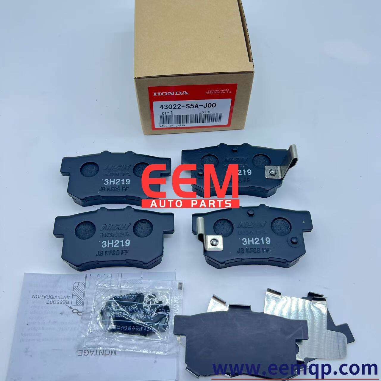 HONDA 43022-S5A-J00 REAR BRAKE PAD HIGH QUALITY