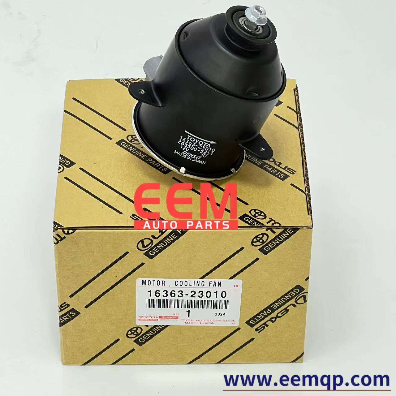 TOYOTA 16363-23010 MOTOR, COOLING FAN