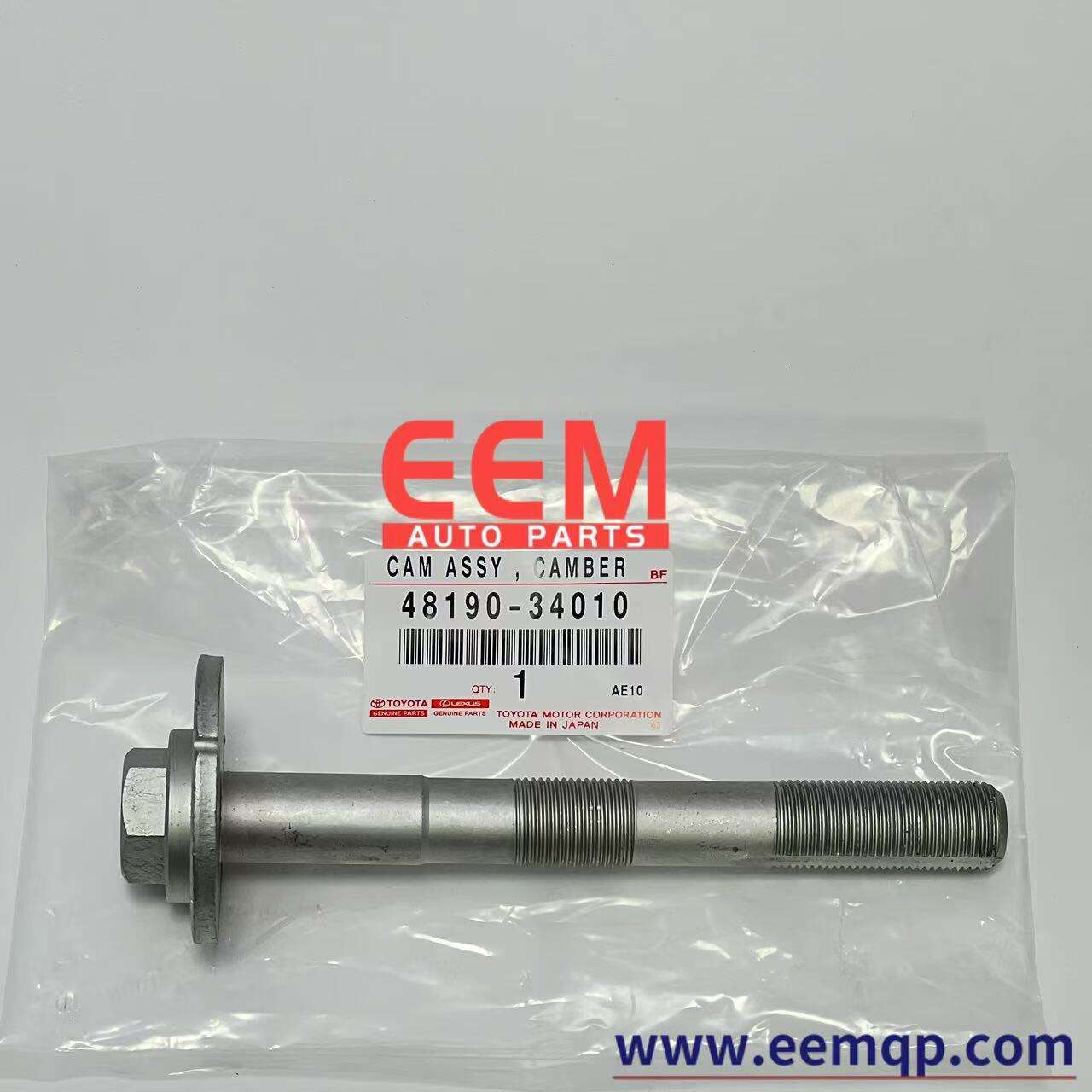 TOYOTA AND LEXUS 48190-34010 CAM ASSY, CAMBER ADJUST