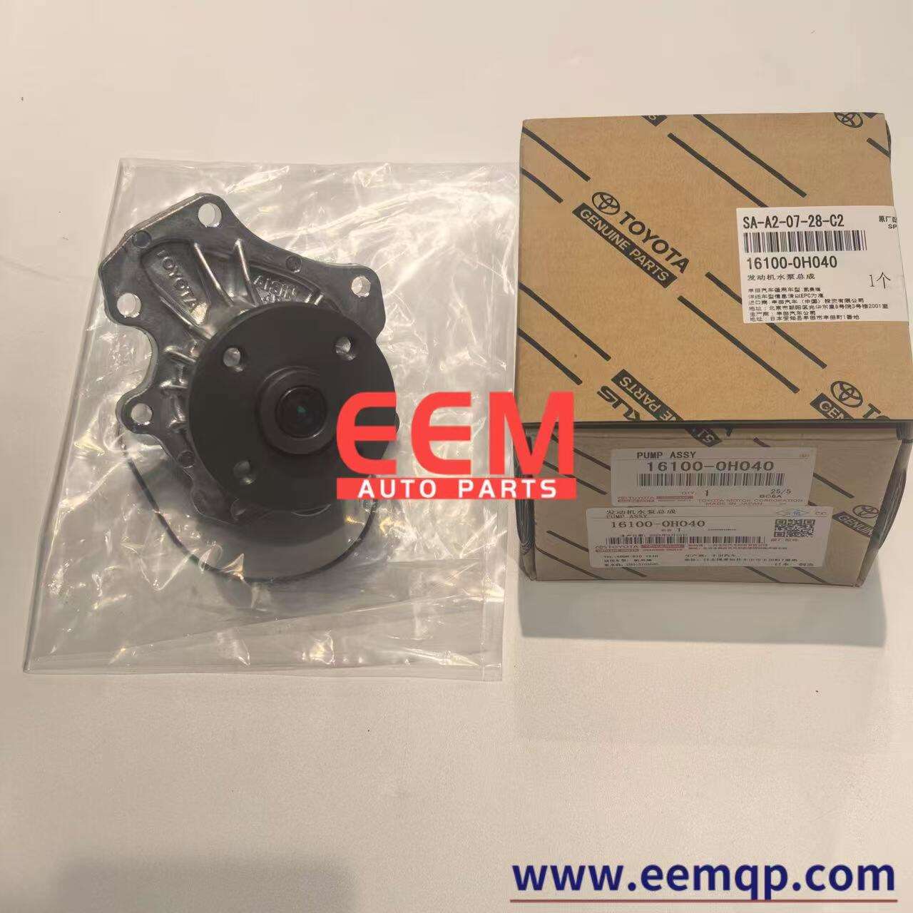 TOYOTA 16100-0H040 CONJUNTO DA BOMBA D'ÁGUA DO MOTOR CAMRY