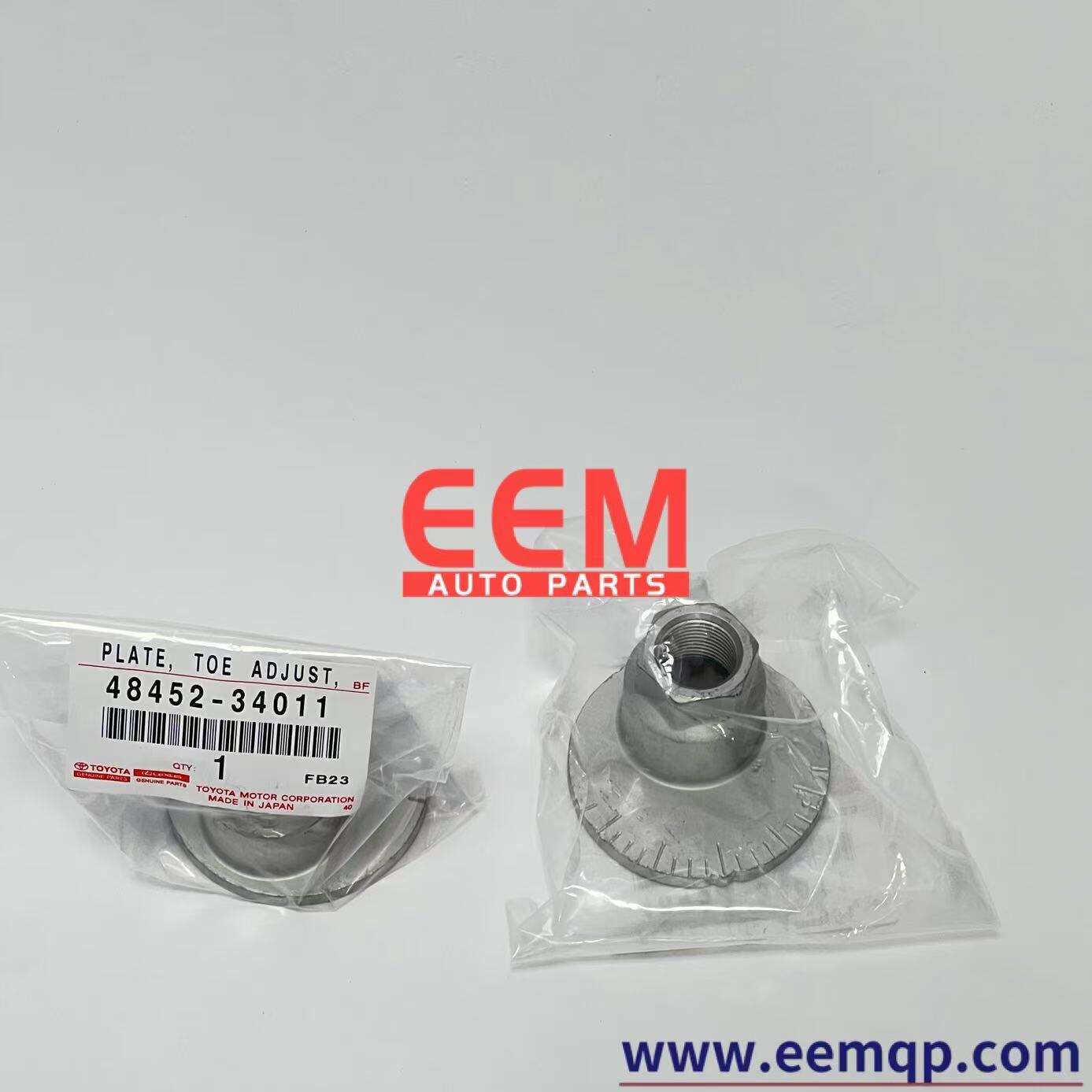 TOYOTA 48452-34011 PLATE, FRONT SUSPENSION TOE ADJUST, NO. 2