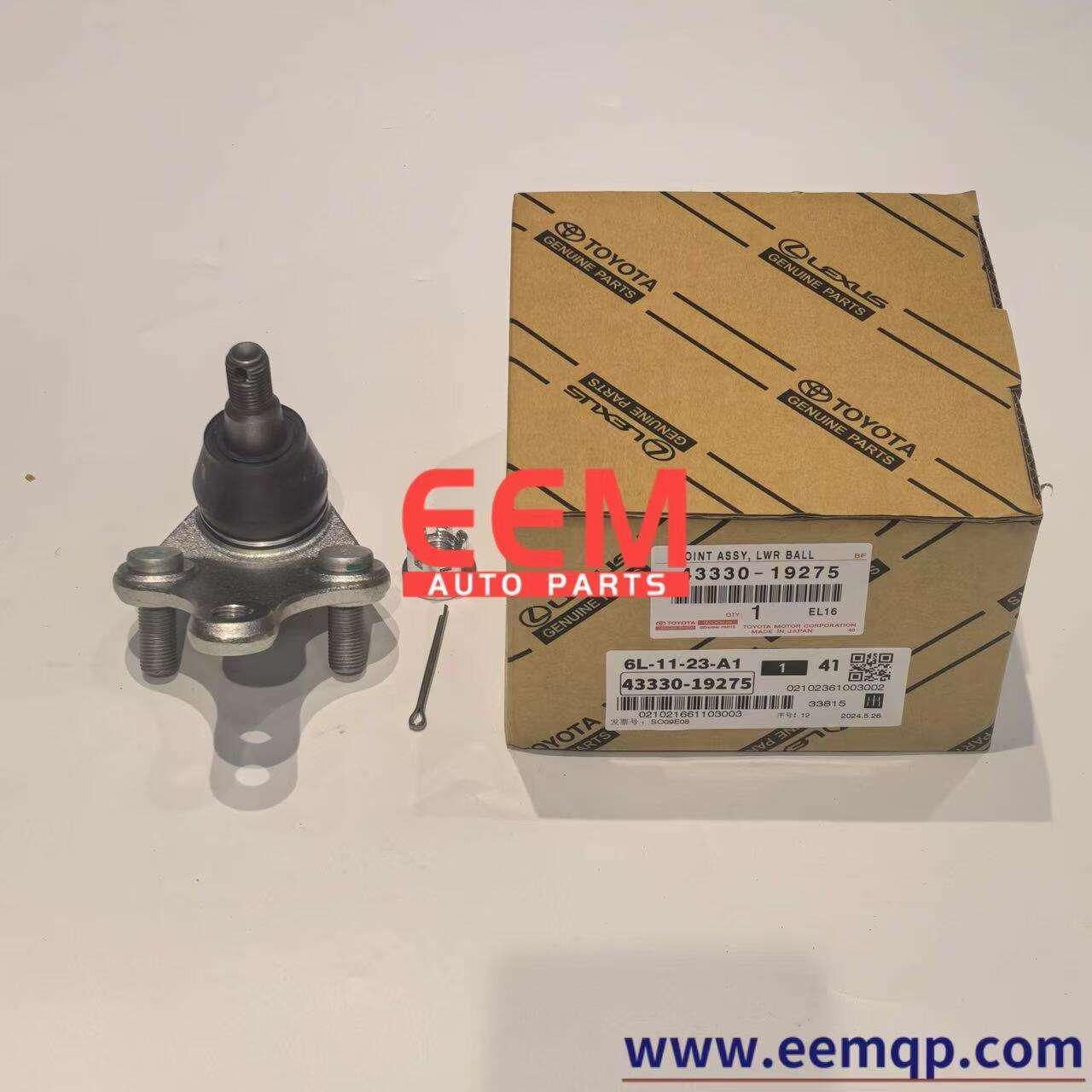 TOYOTA 43330-19275 CONJUNTO DA JUNTA ESFÉRICA INFERIOR