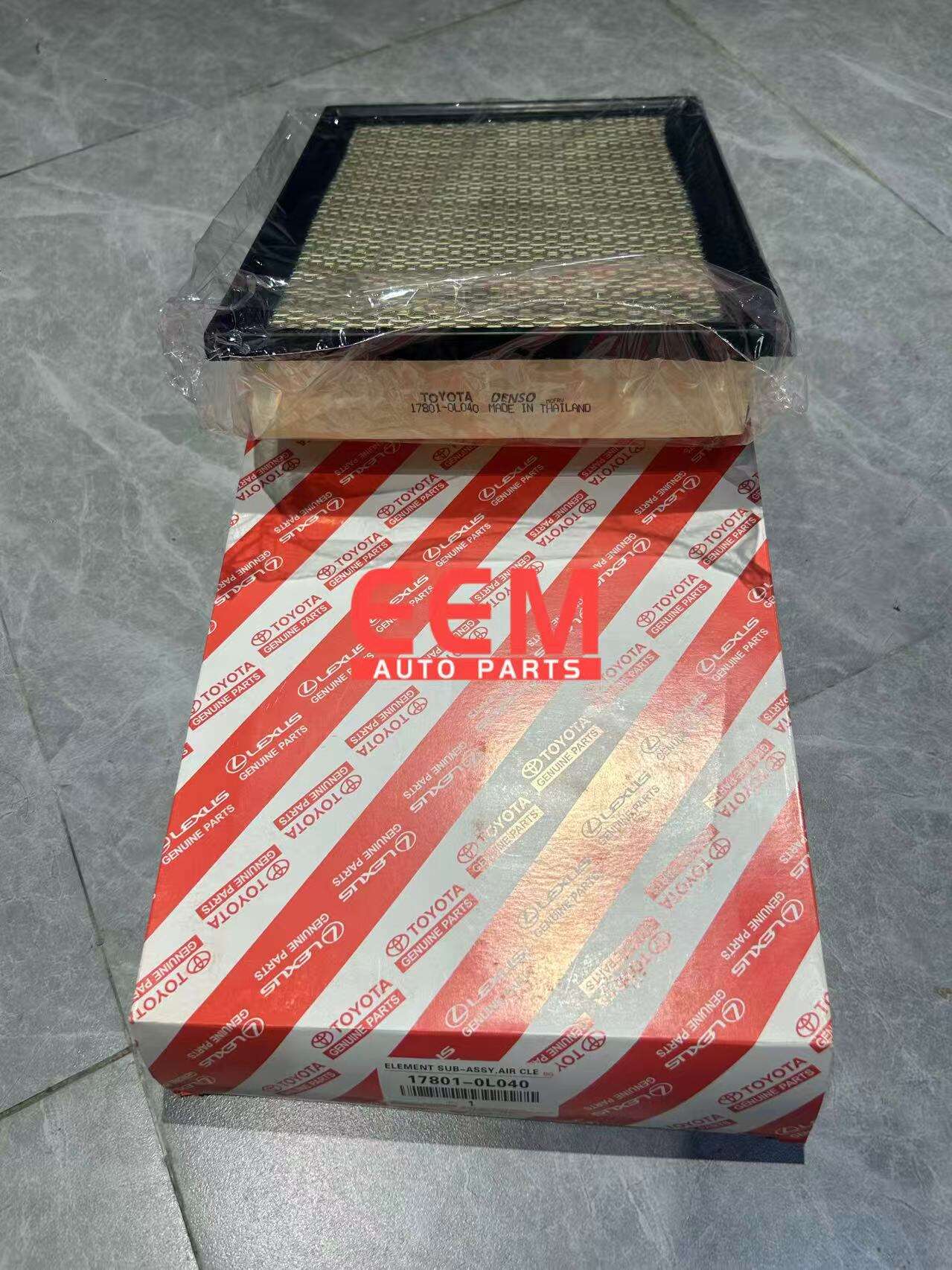 TOYOTA QUALITÉ ORIGINALE 17801-0L040 ÉLÉMENT DE FILTRE À AIR SOUS-ENSEMBLE