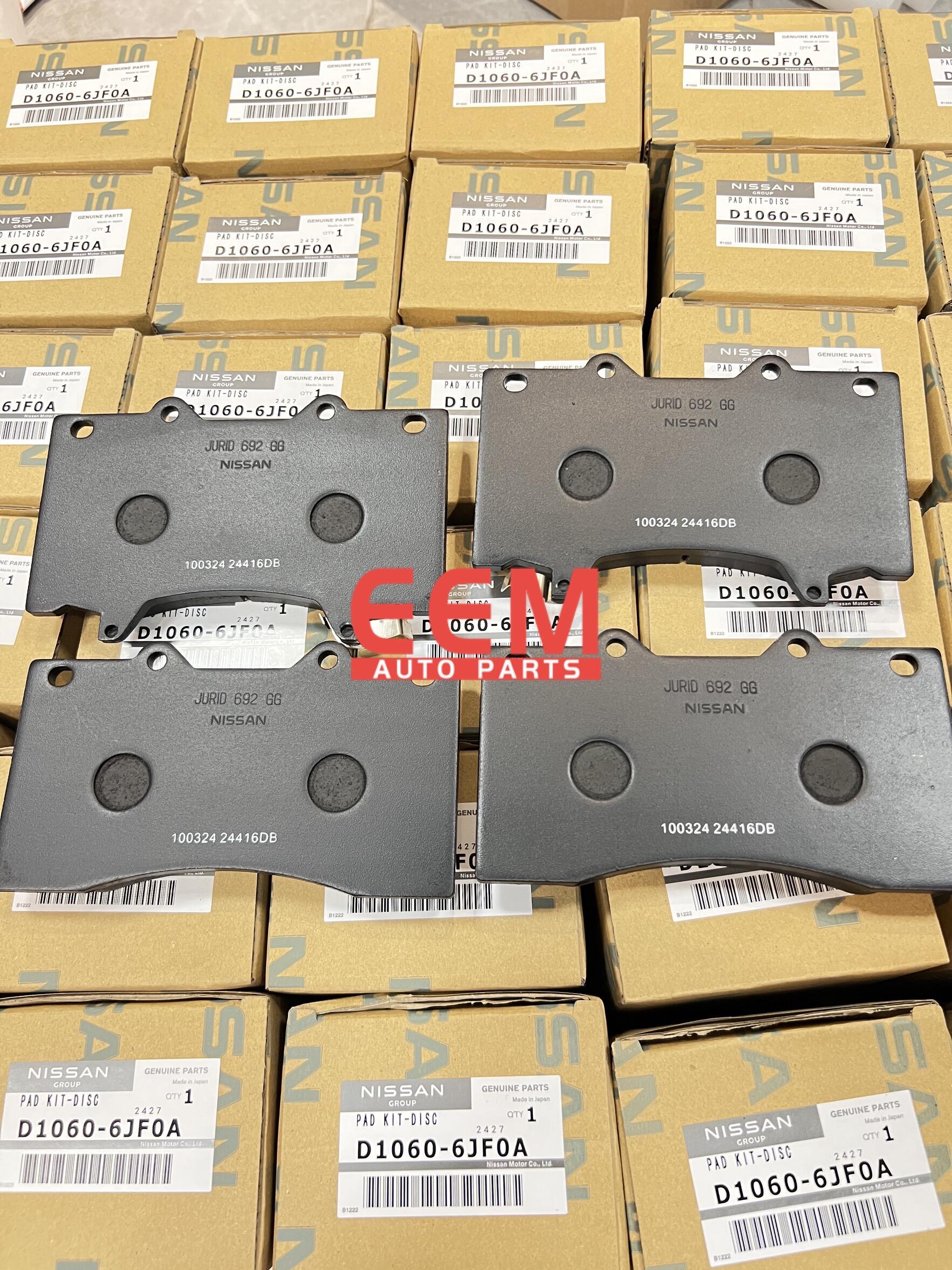 NISSAN D1060-6JF0A Y61 FRONT BRAKE PAD