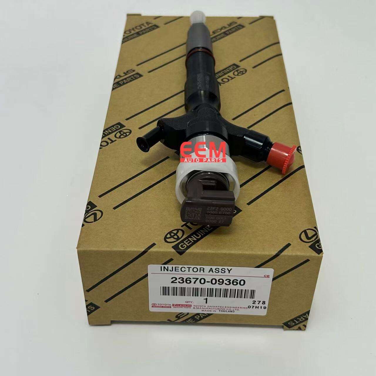 23670-09360 TOYOTA ТОПЛИВНЫЙ ИНЪЕКТОР 2KD, ТАИЛАНД ОРИГИНАЛЬНЫЙ ЗАВОД