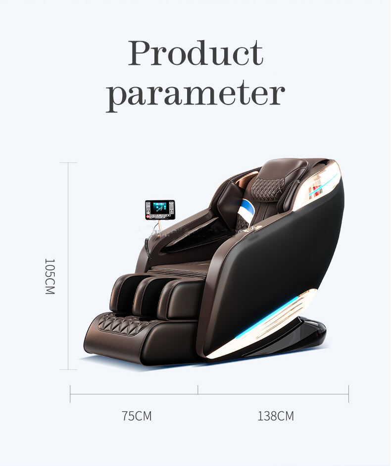 product 2022 factory price compact massage computer chair with massage control board cover-8