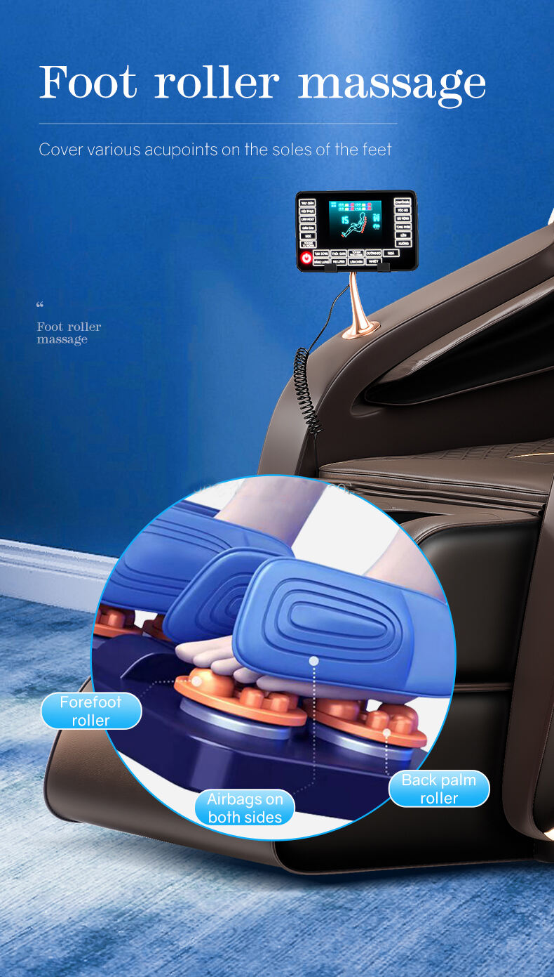 GUOHENG body care 4d zero gravity massage chair with leg extension shiatsu sl track chair massage for sale supplier