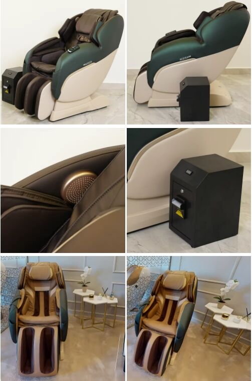 SY-8 Coin And Card Operated Vending Commercial Massage Chair  manufacture