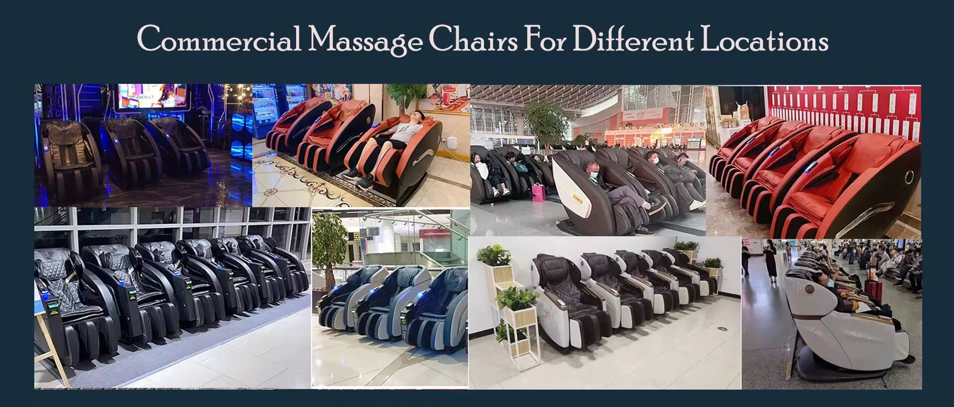 Affordable 3D commercial massage chair with customized payment method and APP backend management. supplier