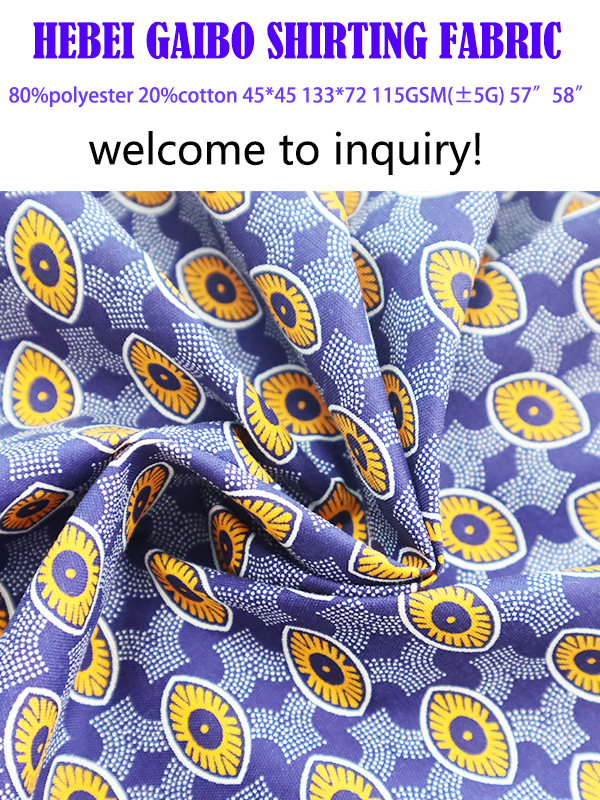 Fall in Love with Polyester-Cotton Woven Plain Print Shirt Fabric!