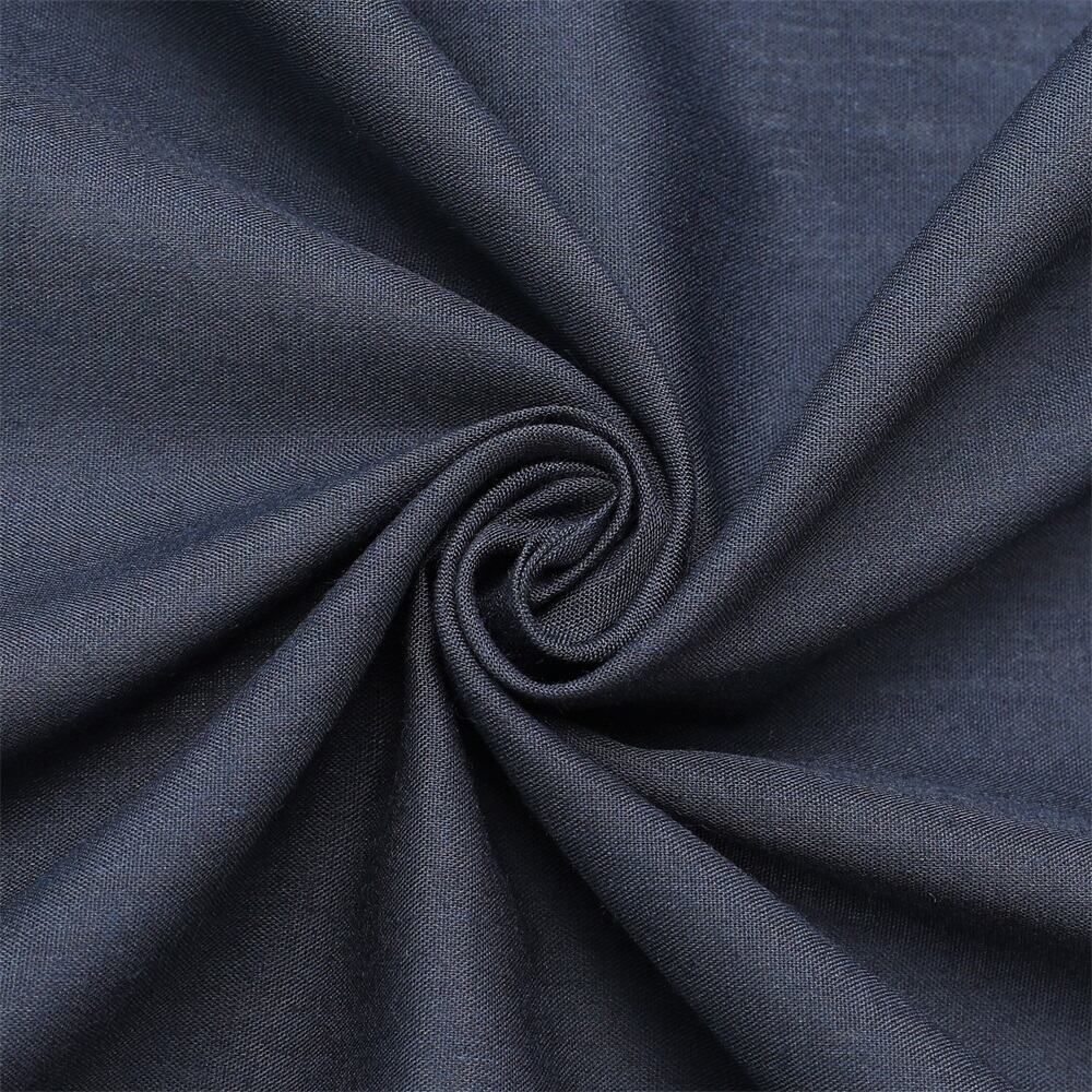 Tissu en polyester et coton pour chemises – Tissu professionnel pour chemises de 100/110 g/m², mélange TC/CVC