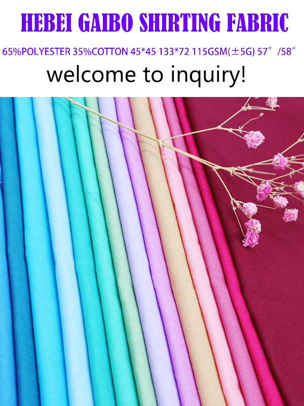 Seu Parceiro Ideal de Negócios: Tecido para Camisa Gaibo em Algodão-Poliéster