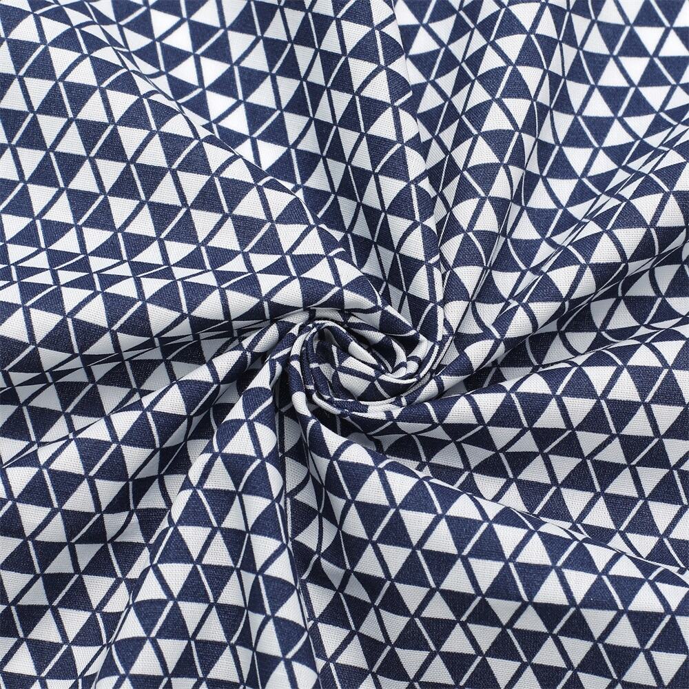 Anti-Wrinkle Polyester Cotton Shirting Fabric - Low-Maintenance 100/110gsm Blend