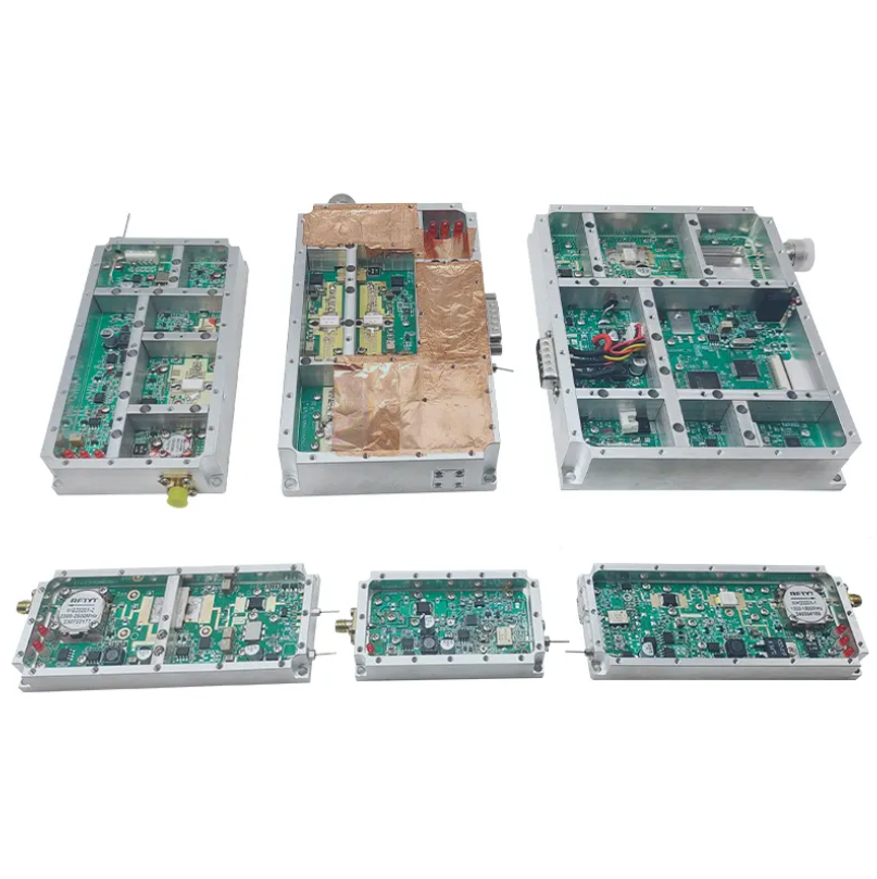 How do RF power amplifiers improve signal strength in wireless communication systems?