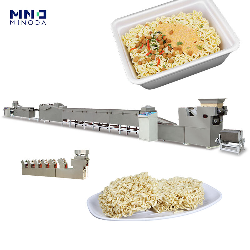 60000 Bags/8H Automatic Instant Noodle Machinery